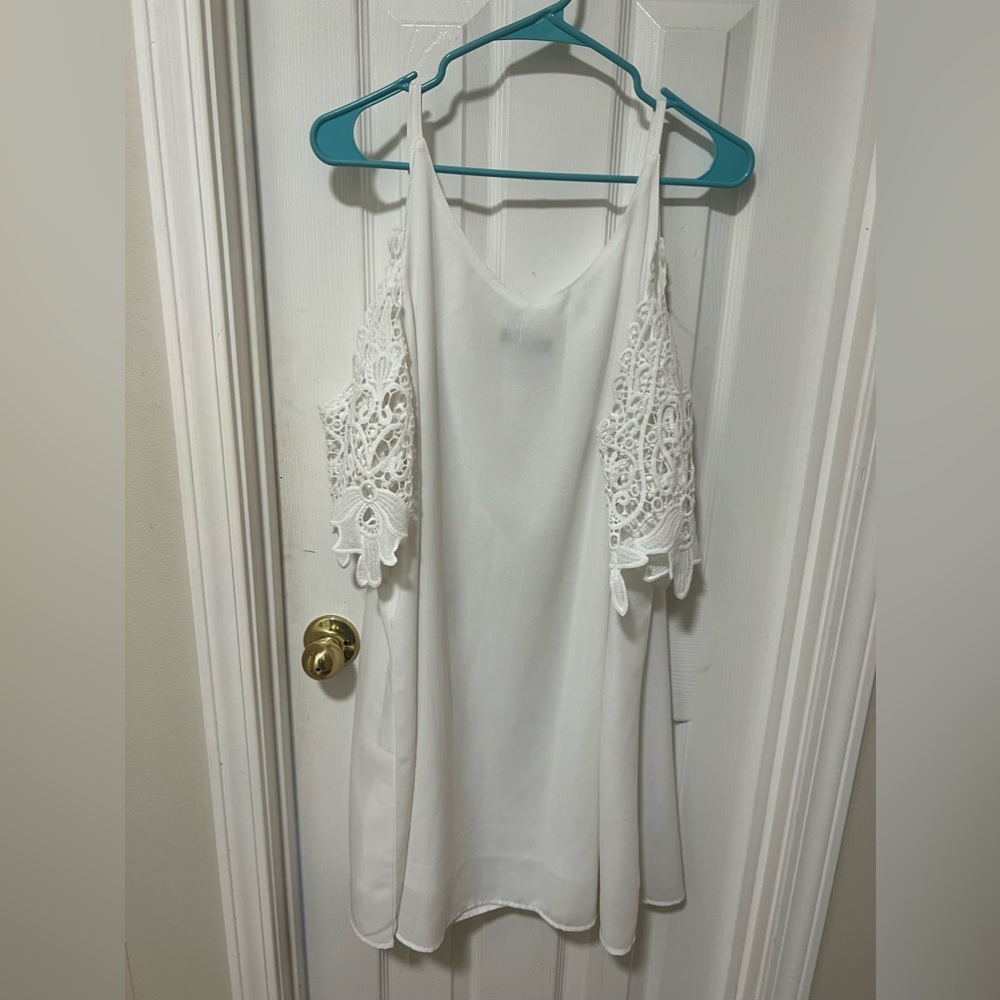 White dress size Lg